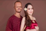 Cặp đũa lệch nổi tiếng Campuchia sinh con trai đầu lòng