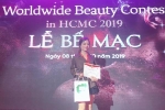 Cựu sinh viên Cao đẳng FPT Polytechnic đạt giải Nhất tại Worldwide Beauty Contest 2019