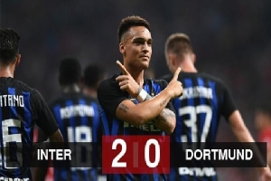 Inter 2-0 Dortmund: Chủ nhà lần đầu thắng trận ở Champions League 2019/20