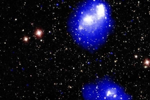 4 cụm thiên hà va chạm cách Trái Đất 3 tỷ năm ánh sáng
