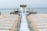 Không gian tiệc cưới trên bãi biển của Đông Nhi - Ông Cao Thắng