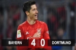 Bayern 4-0 Dortmund: Lewandowski lập cú đúp, Hùm xám hủy diệt Vàng-Đen