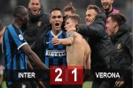 Inter 2-1 Verona: Tạm chiếm ngôi đầu