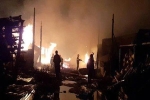9 lò than bốc cháy ngùn ngụt, hơn 50 chiến sĩ cảnh sát chữa cháy thâu đêm
