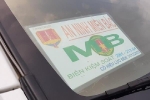 Cảnh sát tạm giữ xe của công ty bảo vệ gắn logo 'an ninh miền Bắc'