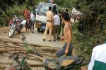 Sơn La: Một số đối tượng quá khích dùng cây gỗ và xe máy chặn đường CSGT