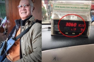 Tài xế taxi bị tố 'chặt chém' khách Tây hơn 3 triệu đồng cho quãng đường 17 km