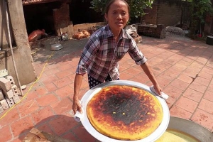 Lại thất bại trong màn làm đồ ăn 'siêu to khổng lồ', bà Tân nhanh chóng chữa cháy để 'cứu' chiếc bánh khoai