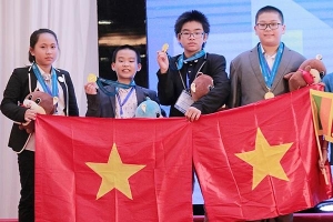 Việt Nam giành 15 huy chương vàng Olympic Toán và Khoa học quốc tế