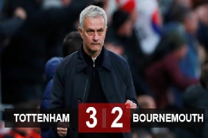 Tottenham 3-2 Bournemouth: Mourinho thắng trận thứ 3 liên tiếp trong cơn đau tim