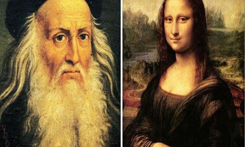 Cực Sốc Bức Tranh Mona Lisa Vẽ Từ Người Mẫu Nam 