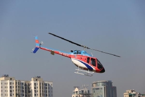 Kỳ thú bay trực thăng ngắm sông Hồng, Hà Nội