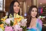 Hoa hậu Khánh Vân đón Hoàng Thùy về nước