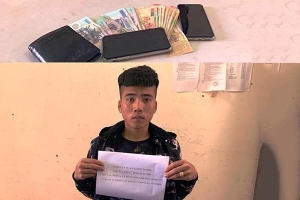 Nam thanh niên đột nhập nhà dân phá két sắt, lấy trộm tiền mua 2 điện thoại iPhone X