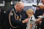 Hai đứa trẻ có cha hy sinh trong thảm họa cháy rừng ở Australia