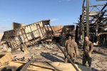 Binh sĩ Mỹ thu dọn căn cứ bị san phẳng sau cuộc tấn công tên lửa Iran