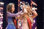 Hoa hậu Bỉ ngã rơi nội y ngay trên sân khấu