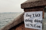 Hà Nội: Người dân thích thú với thông điệp Ông Táo không dùng túi nilon', hồ Tây không còn cảnh túi nilon nổi trắng dập dềnh