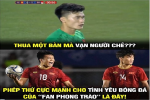 Ảnh chế U23 Việt Nam: Thủ môn Bùi Tiến Dũng từ 'người hùng' thành 'tội đồ'