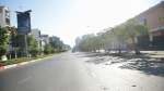 Ảnh: Sài Gòn bình yên trong nắng ban mai, đường phố vắng người qua lại sáng Mồng 1 Tết Canh Tý 2020