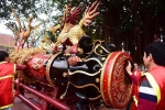 Lễ hội rước pháo khổng lồ ở làng Đồng Kỵ