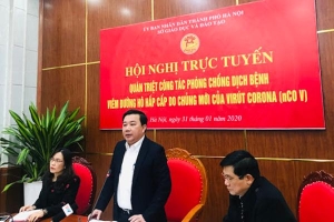 Hà Nội họp trực tuyến khẩn cấp với hàng nghìn giáo viên để chống dịch nCoV