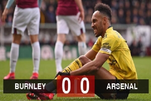 Burnley 0-0 Arsenal: Pháo thủ vẫn chưa dứt mạch không thắng