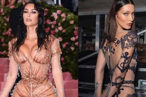 Kim Kardashian và dàn sao thích diện váy xuyên thấu khoe body gợi cảm
