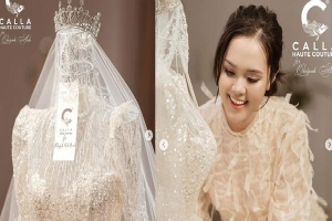Quỳnh Anh hé lộ chiếc váy cưới đẹp nhất đời, khiến Duy Mạnh mê mẩn ngắm nhìn