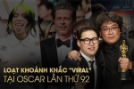 10 khoảnh khắc 'viral' nhất đêm Oscar lịch sử: Người sợ mất tượng vàng bèn cất dưới gầm ghế, đạo diễn Bong 'gục' sau cánh gà
