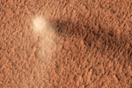 Lốc bụi cao 650m trên sao Hỏa