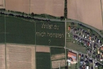 Google Maps chụp lại màn cầu hôn lãng mạn của người nông dân Đức
