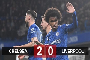 Kết quả Chelsea 2-0 Liverpool: Thất bại thứ 2 liên tiếp của Klopp