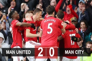 Kết quả Man United 2-0 Man City: Trở lại Top 5
