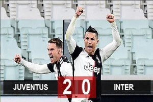Kết quả Juventus 2-0 Inter: Ramsey thay Ronaldo tỏa sáng ở derby Italia, Juve tái chiếm ngôi đầu Serie A