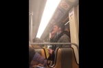 Video: Nam thanh niên bôi nước bọt trên tàu điện