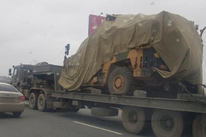 Bí ẩn xe quân sự của Thổ Nhĩ Kỳ xuất hiện ở thủ đô Moscow, Nga