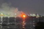 Tìm thấy thi thể thứ 3 trong vụ cháy tàu chở xăng trên sông Đồng Nai