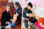 Sao Việt ở nhà cách ly: Phan Hiển chăm Khánh Thi chưa bằng Xuân Hinh rửa chân cho 'vợ'