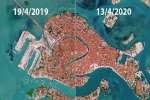 Venice trước và sau khi phong tỏa vì Covid-19 nhìn từ vũ trụ: Biểu tượng nước Ý nay khác quá