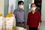 Nguyên Chủ tịch Công đoàn cơ quan Trung ương Hội LHPN Việt Nam ủng hộ 500 kg gạo hỗ trợ người nghèo