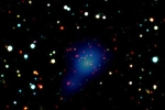 'Choáng' trước cụm thiên hà khổng lồ cách xa 10 tỷ năm ánh sáng