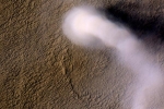 Cơn lốc bụi khổng lồ trên sao Hỏa: 'Quỷ bụi Serpentine' lại xuất hiện?