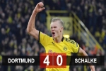Dortmund 4-0 Schalke: Haaland thăng hoa, Dortmund đại thắng trận Revierderby