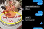 Hiểu nhầm lời nhắn của khách, thợ làm bánh khiến người nhận 'đứng hình' vì dòng chữ chúc mừng sinh nhật 'không giống ai'
