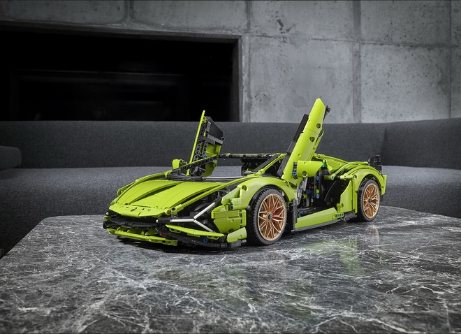 xe mô hình Lego hợp tác cùng Lamborghini ra mắt mô hình của siêu phẩm Sián  FKP37 tỉ lệ thật
