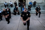 Cảnh sát New York và người biểu tình 'đồng lòng' quỳ gối