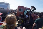 Mỹ: Khoảnh khắc 'đứng tim' khi xe bồn khổng lồ phi thẳng vào đám đông biểu tình tại Minnesota