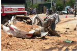 Vụ tai nạn 3 người chết ở Thanh Hóa: Kinh hoàng clip ghi lại cảnh ôtô 4 chỗ gần như 'bất động' trước khi bị xe ben đè nát