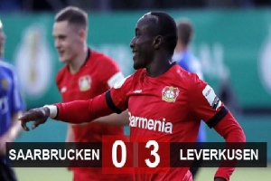 Kết quả Saarbrucken 0-3 Leverkusen: Hẹn Bayern ở chung kết 